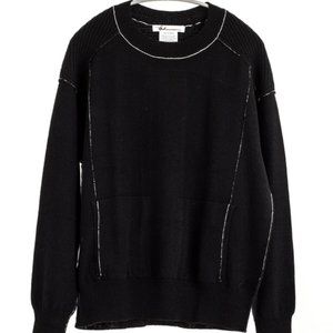 PAYCHI GUH Boyfriend Pullover in Black